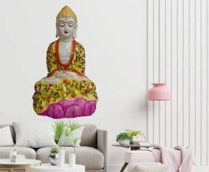 Approach home Decor 98 cm Lord-Buddha-Sticker-Idol-Figurine-Murti-for ...