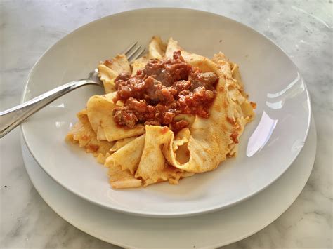 Ciao Chow Linda: Pappardelle With Wild Boar Ragu