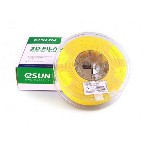 Esun Pla+ 1.75Mm 3D Printing Filament 1Kg Yellow