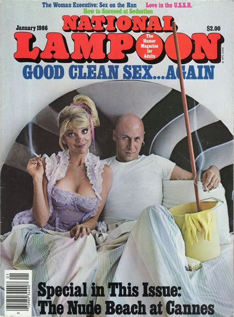 ORIGINAL Vintage Jan 1986 National Lampoon Magazine Teresa Ganzel - Magazines