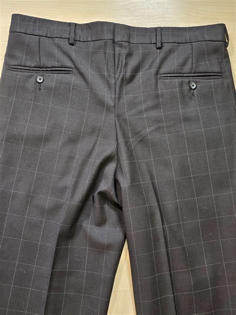 Nautica Mens Wool Dress Pants Lined 36 Waist- Dark Blue Pleated NWOT ...