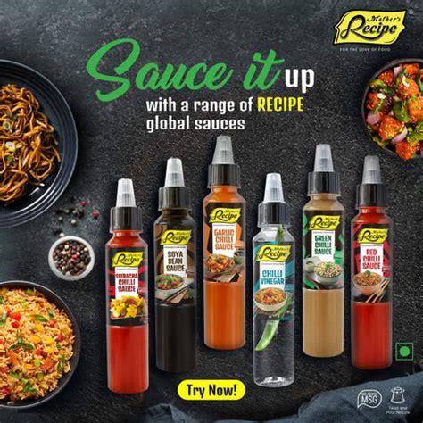 The power ingredients for exotic Recipe Sauces! – Mothers Recipe