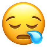 😪 Sleepy face emoji copy paste png download