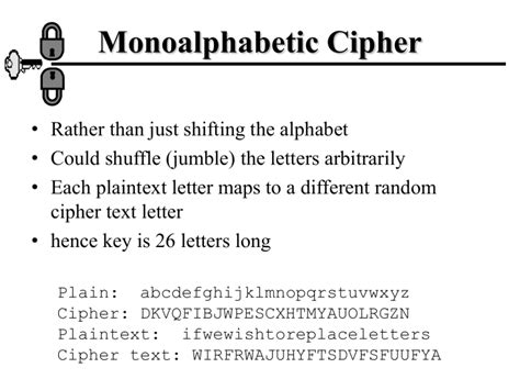 Image result for Monoalphabetic Cipher Algorithm