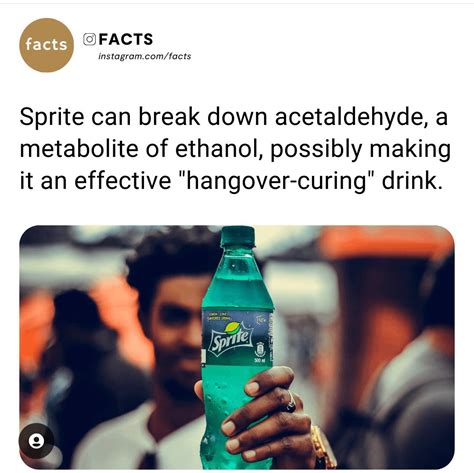 Sprite can cure hangovers? : r/FoodTheorists - what cures hangovers