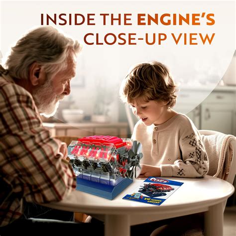 Playz V8 Combustion Engine Model Building Kit - STEM India | Ubuy