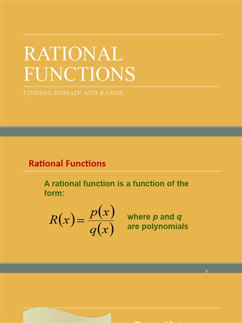 Image result for How to Find Range of Rational Function