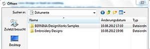 Downloading the DesignWorks Flower Design - Learn & Create - BERNINA