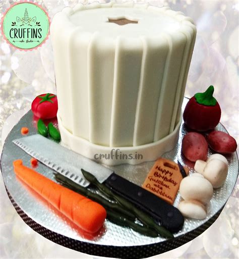 Chef Cap Theme Cake