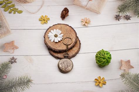 Groomsman Antique Analog Pocket Watch Vintage keychain