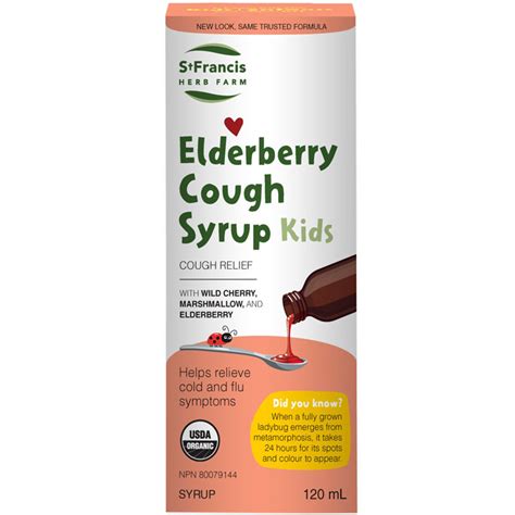 Elderberry Cough Syrup for Kids by St Francis Herb Farm | Buy ...