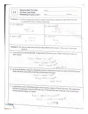 High Level Exponential Function Practice Problems 的图像结果