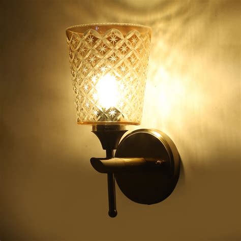 Buy VEDAS Imperial Glass Star Patterned Wall Light from Vedas at just ...