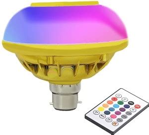 RSCT RSCT 12W Golden Led Bulb with Bluetooth Speaker Music Light with ...