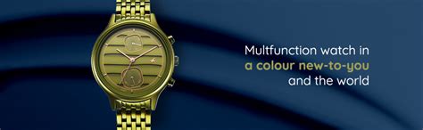 Fastrack Style Up Quartz Multifunction Green Dial Green Stainless Steel ...