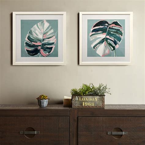 Providence Leaf Print Wall Art 18" | At Home