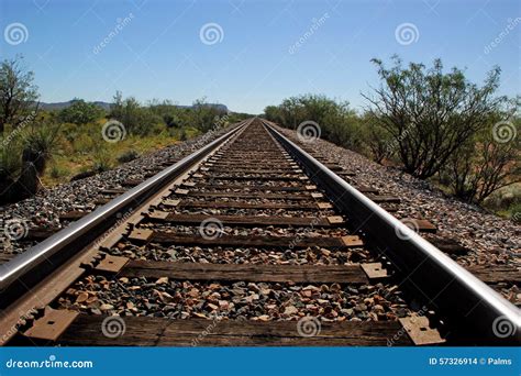Railroad tracks stock photo. Image of american, track - 57326914