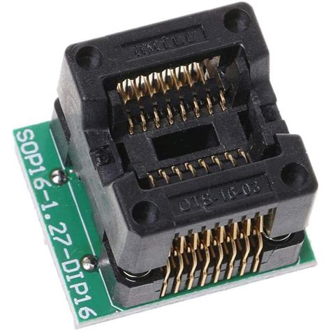 SSOP/TSSOP16 Narrow Body Burn DIP Test Seat Patch IC Chip Adapter Pitc