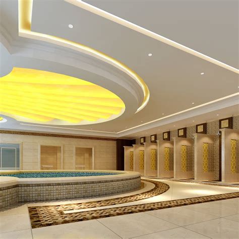 洗浴中心设计案例效果图 - 娱乐空间 - 装饰设计景观设计设计作品案例