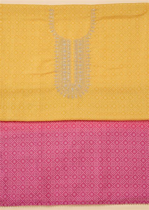 Buy Purple Zariwork Tissue Unstitched Salwar Suit - Koskii