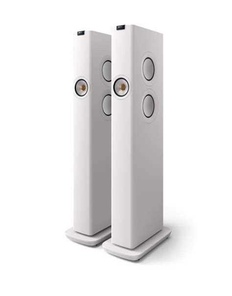 KEF LS60 Wireless Powered Floorstanding Speakers - Hawthorne Stereo