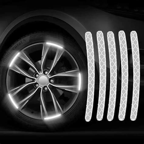 My Machine Reflective Rim Stickers 20 PCS Universal Radium Tape for Car ...