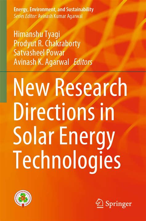 New Research Directions in Solar Energy Technologies (Energy ...