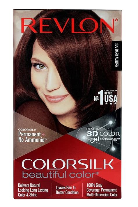 Buy Revlon Colorsilk Hair Color, 200g, Dark Auburn 3R Online at Low ...