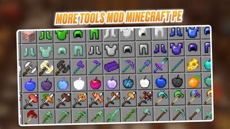 Image result for Minecraft PE More Tools Mod