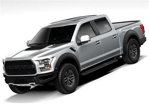 Ford F-150 Raptor Crew Cab 2017 3D Model - TurboSquid 2222227