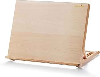 Grandink Adjustable Wood Tabletop Painting Easel | Adjustable Angle ...
