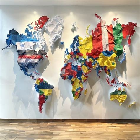 World Map Layout Colorful 的图像结果