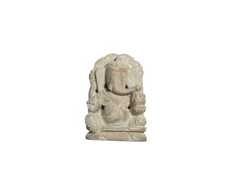 Buy Zoltamulata Natural Pink Soap Stone Ekadanta Lord Ganesha Statue ...
