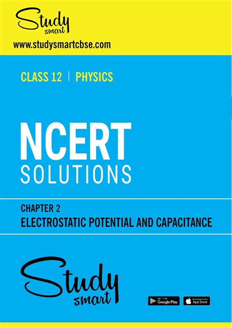 02. Electrostatic Potential And Capacitance– STUDY SMART CBSE