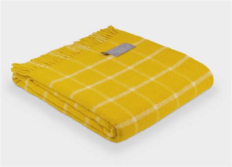 Yellow Throws | The British Blanket Company