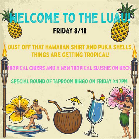 Incline Summer Luau — Incline Cider Company & Taproom