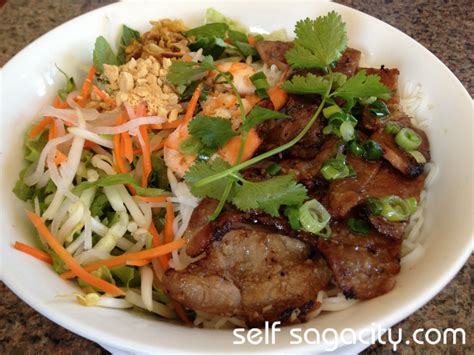 Bun Tom Thit Nuong Grilled Shrimp & Pork Vermicelli