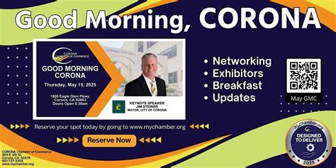 Good Morning, CORONA - Mayor Of Corona, Jim Steiner, Eagle Glen Golf ...