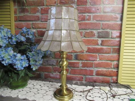 Image result for Capiz Shell Lamp Base