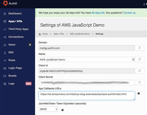 AWS JavaScript SDK 的图像结果