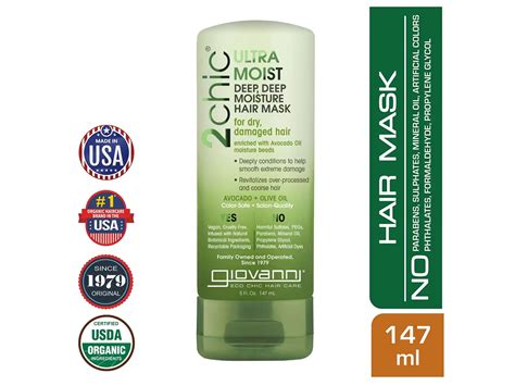 Buy Giovanni 2Chic Olive Oil & Avocado Ultra-Moist Deep Moisture Hair ...