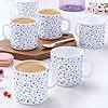 Larah by Borosil Blue Spring Opalware Mug, Set of 12 Tea/Coffee Mugs ...