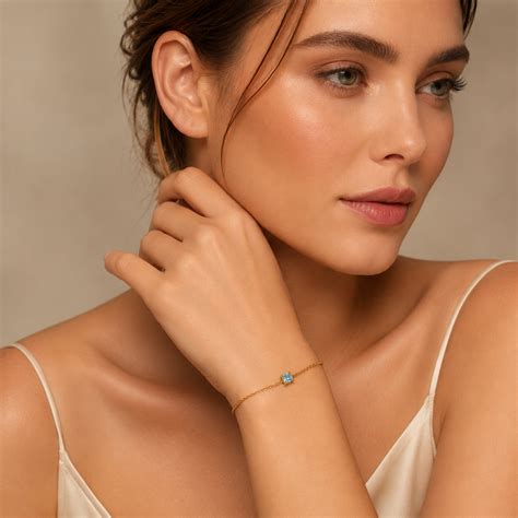 Aqua Prism Bracelet - 18K Gold Plated Online at best price – ZAISHA