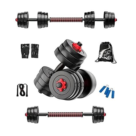 Bodyfit Dumbles Gym Set, Home Gym Weight Plates + 1 Expandable ...