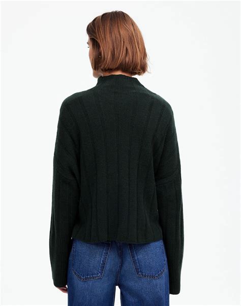 Ribbed Cashmere-Wool Blend Pullover Sweater | Madewell