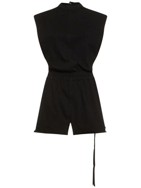 Sleeveless short jersey jumpsuit - Rick Owens DRKSHDW - Women ...