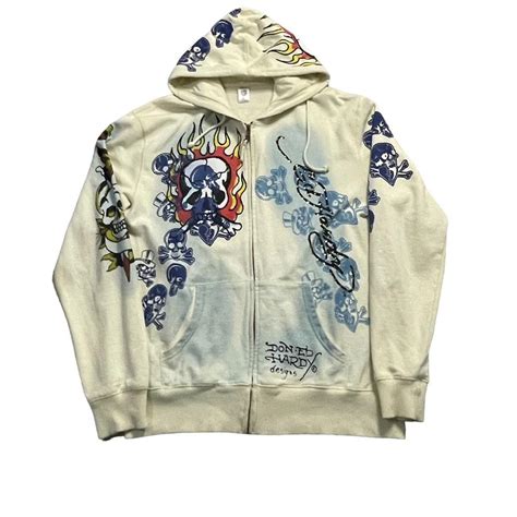 Ed Hardy Men's Hoodie | Depop
