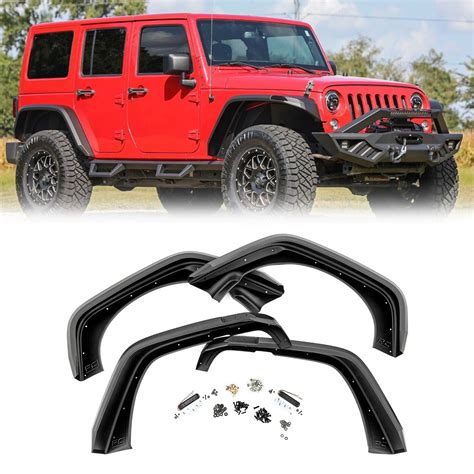 High Clearance Fender Flares for 07-18 Jeep Wrangler JK | AMOFFROAD – AM Off-Road