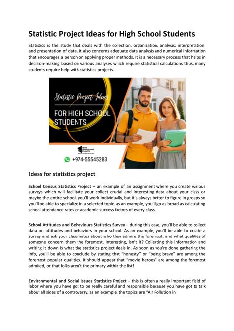 Image result for Statistics Project Ideas