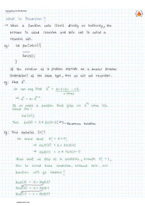 Lecture 31 Learning Recursion The Best Way - Electronic Measurements ...